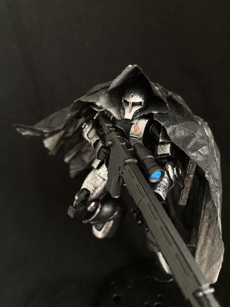 暗闇に潜む死神感も出ていい感じだと自己満足しています笑