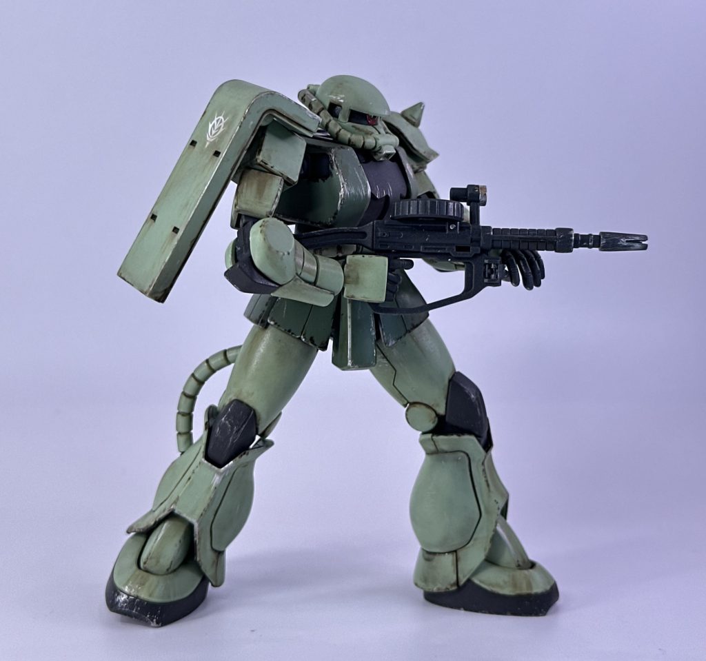 【HGザクⅡ】ウェザリング成形色仕上げ–3枚目/制作者:あいり