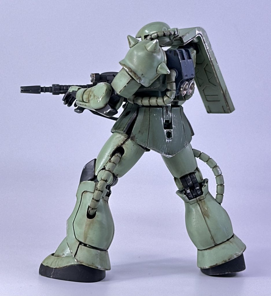 【HGザクⅡ】ウェザリング成形色仕上げ–4枚目/制作者:あいり