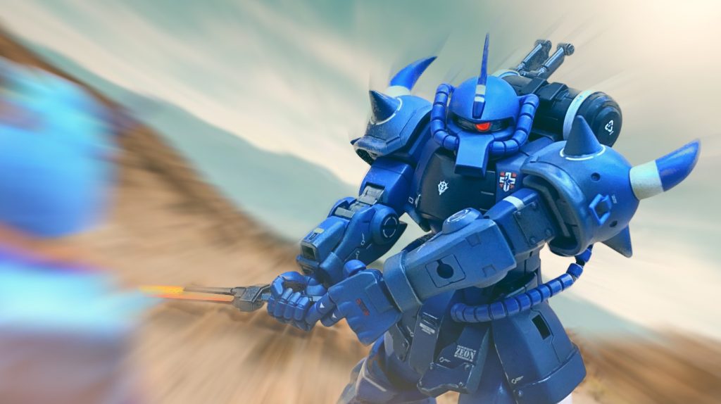 ラル「や、やるなガンダム!しかし、こちらとてまだ操縦系統がやられたわけではない!」再びサーベルを横に構えて突進するグフ!アムロ「き、来た!」