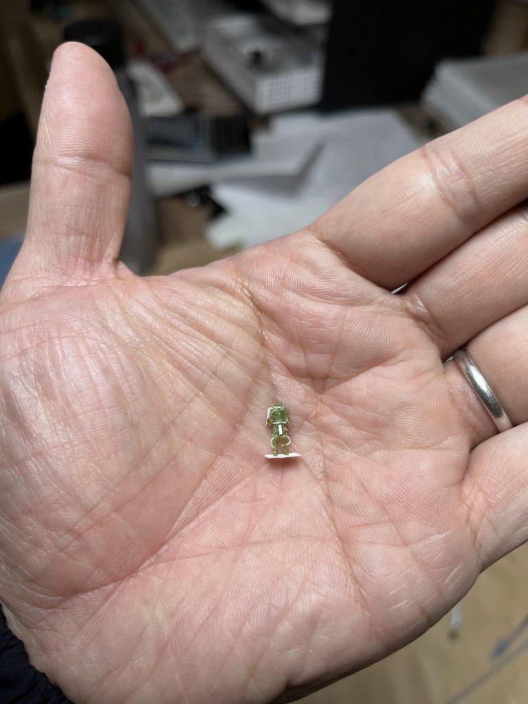 パイプは焼いたランナーで作りました。でも塗ったら何が何だかわかりません。この状態で写真を残してて良かったと思います。