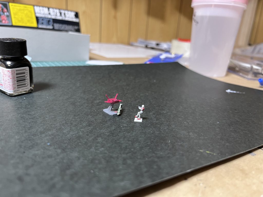 ジムにちょっかいかけたら撃ち落とされたザク