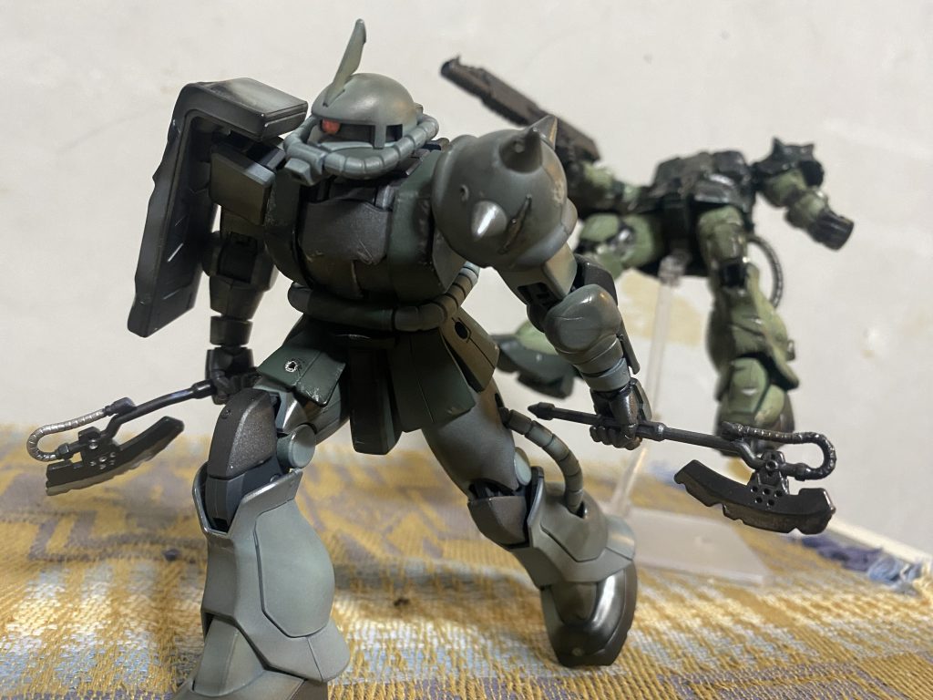 ザクII 一発勝負のライター炙り加工–4枚目/制作者：ui