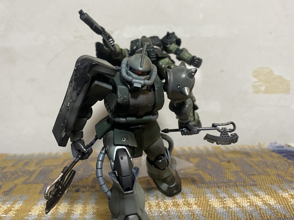 ザクII 一発勝負のライター炙り加工–5枚目/制作者：ui