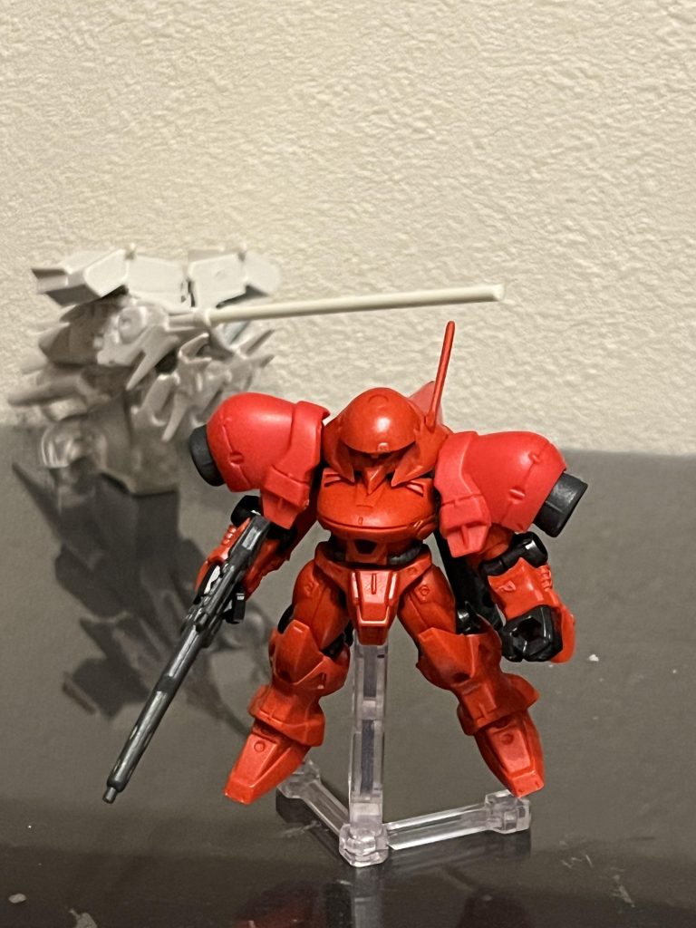 すぐみ撮るの忘れました。ガシャポンはアンサンブルでズゴックとギャンが出なかったので引退しました。