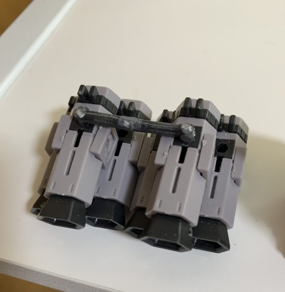 簡単な行程をかんたんに説明しますMLRSをランナーをつなぎ合わせたもので接続しました