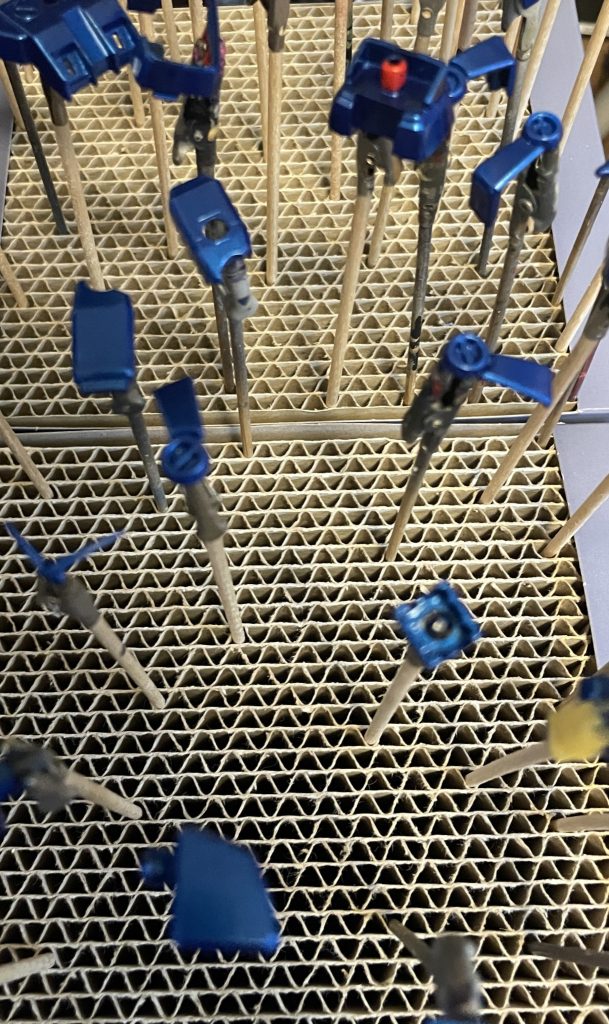 真っ青・・・・