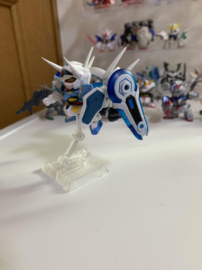 リフレクターを展開してない通常時もカッコいい!アンサンブルの盾をNEXT用に成型したかったけど、アイディアが出ず断念