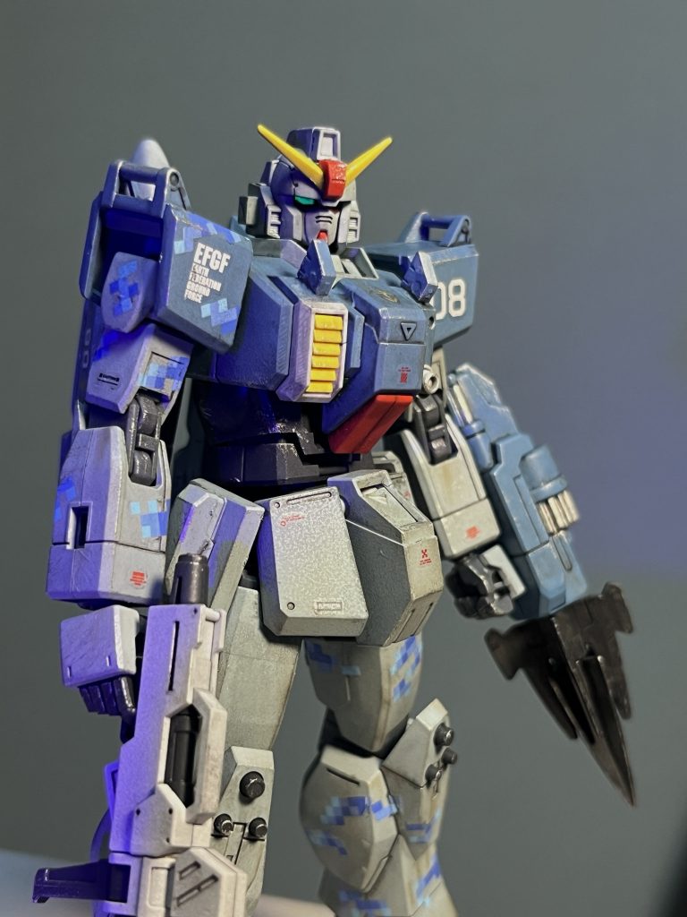 陸戦型ガンダム 水中戦仕様(オリジナル機体)–4枚目/制作者：asn_The_builder
