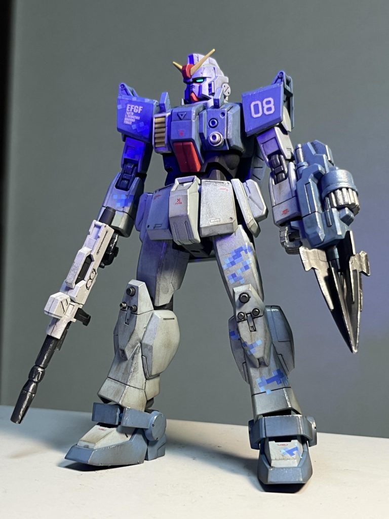 陸戦型ガンダム 水中戦仕様(オリジナル機体)–2枚目/制作者：asn_The_builder