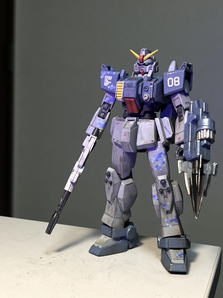 陸戦型ガンダム 水中戦仕様(オリジナル機体)–2枚目/制作者：asn_The_builder