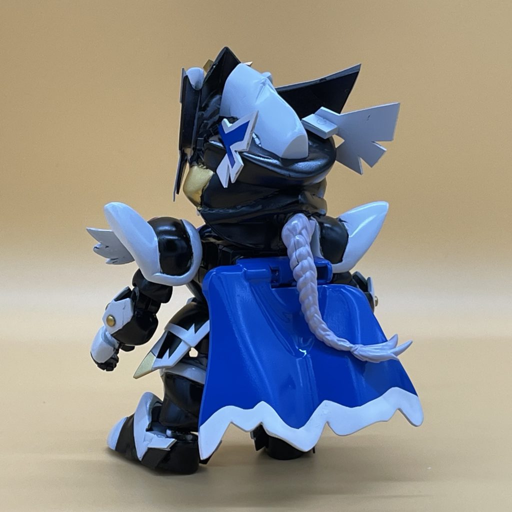 REAR髪の毛は美少女プラモデルから拝借しました。