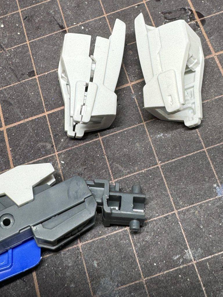 合わせ目消しにあとハメ