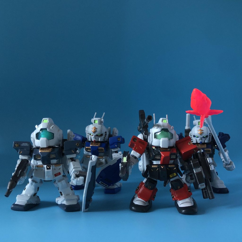 4体揃いました。よく頑張った！