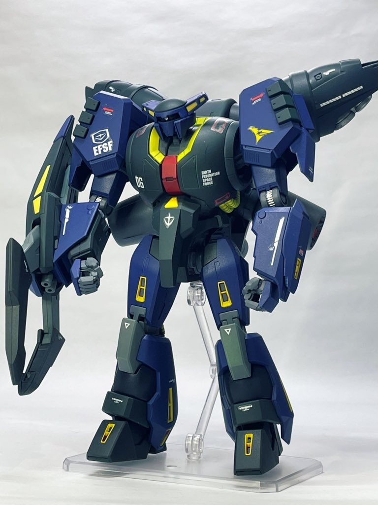 HG ボリノーク・サマーンをティターンズカラーに全塗装しました。待望の新キットを早速制作してみました。