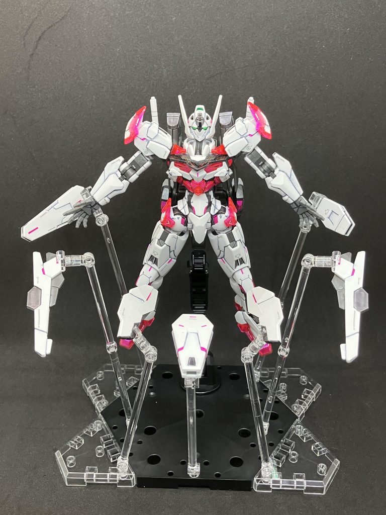 水星の魔女ウェポンディスプレイベースで各ガンビットを配置して。