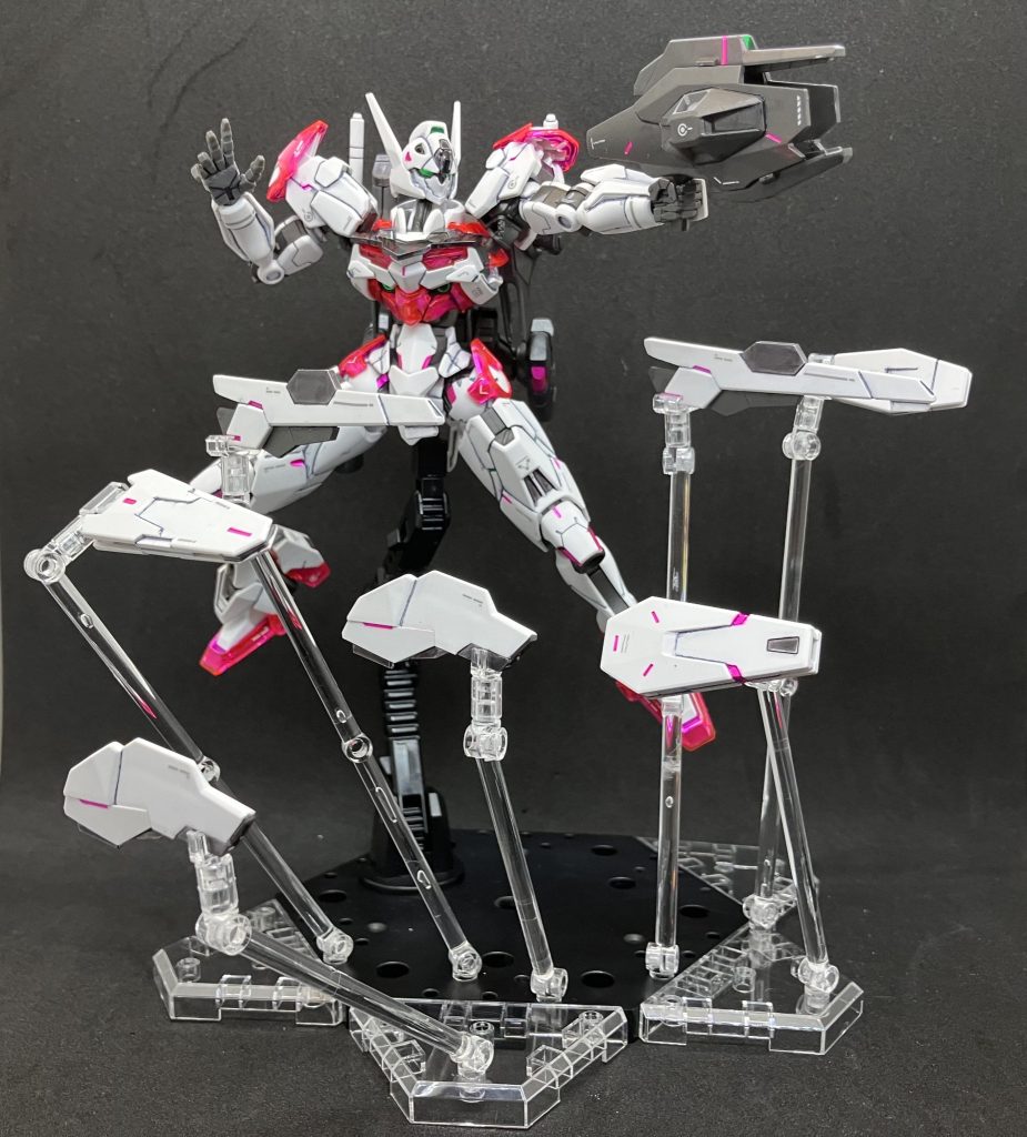 平手はミラソウル社製フライトユニット付属品を使用。手甲のデザインが違いますが見えなければ問題なし。