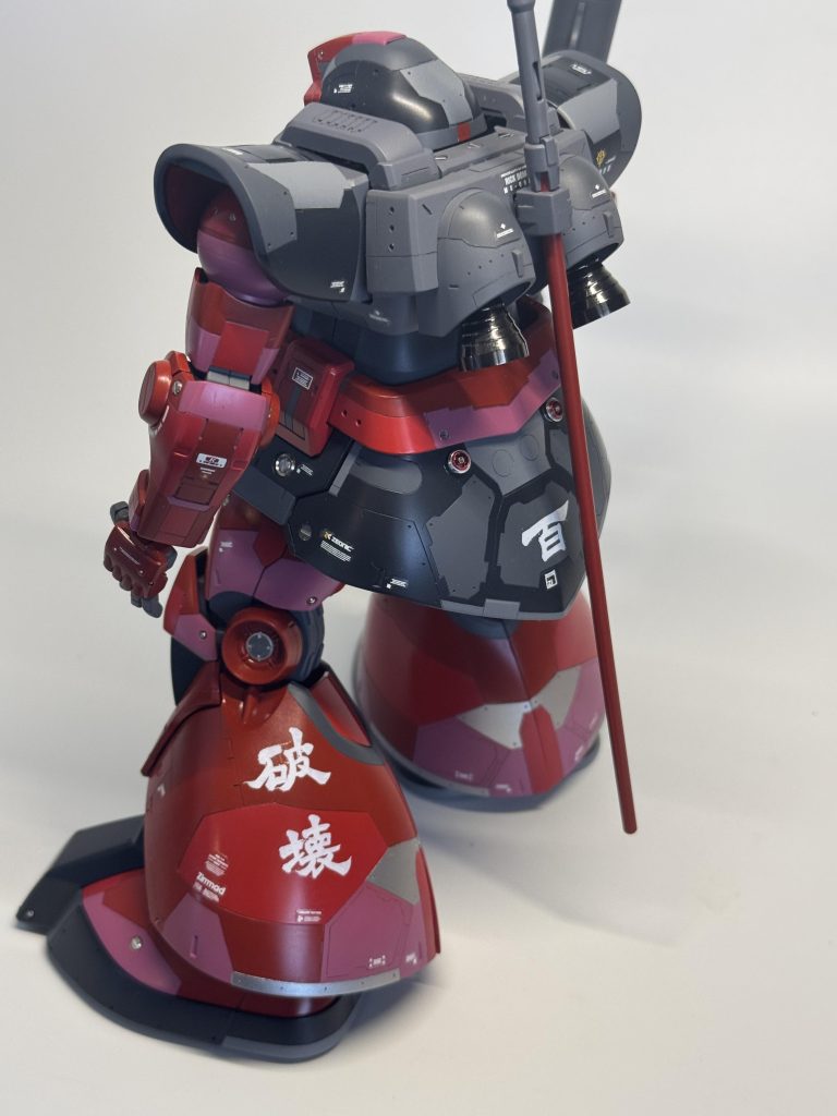 写真が無く実際はデカールがもう少し多いです😅百式ライズカインのデカールが余っていたので使用してみました😁