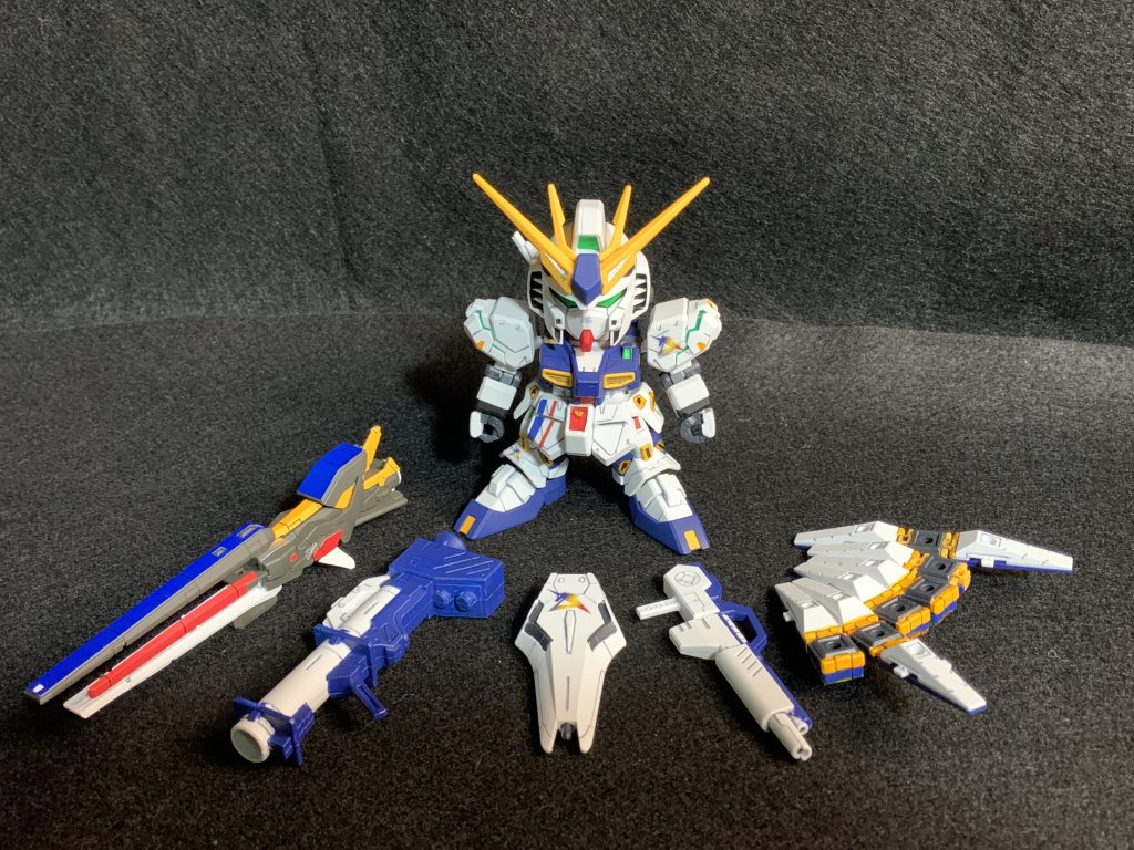 全装備をならべてスタティックディスプレイ