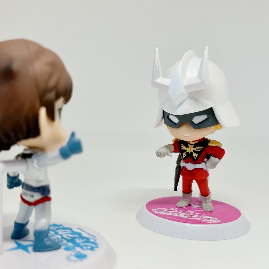 ちなみに、ライバルグループ「RED Comet's」のシャアとは親友であり、お互い切磋琢磨しているw