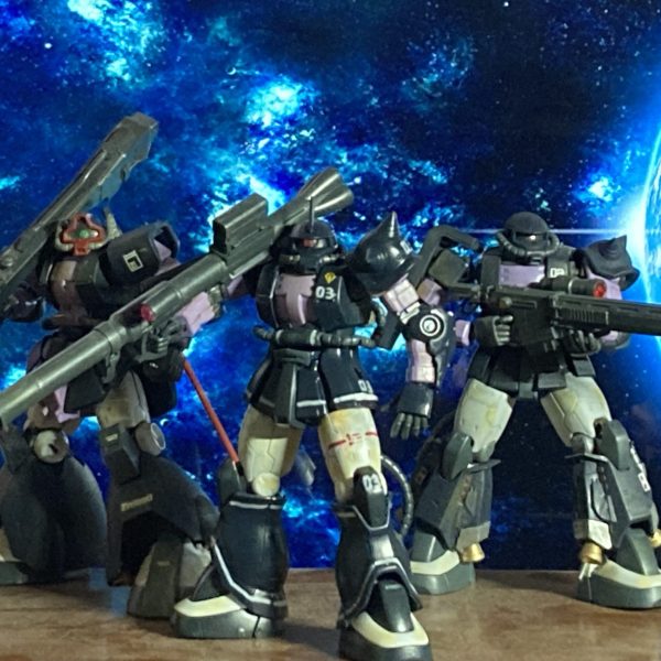 黒い三連星　MS-06F ザク2 ガイア中尉機