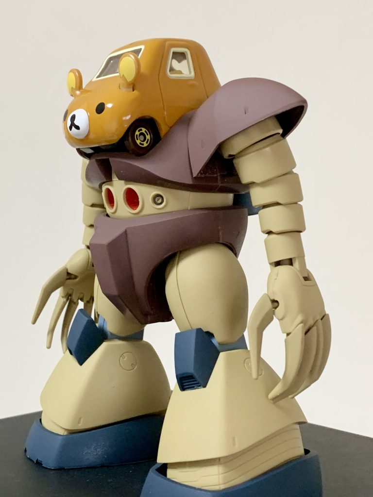 ボディは素組プラス艶消しクリアです。