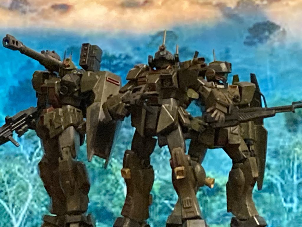 これまで投稿した2機と揃い、一小隊！