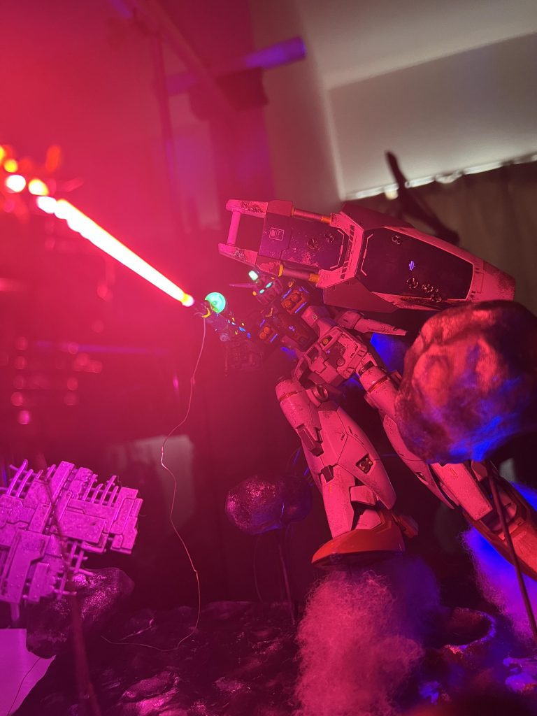 GP01 Fb デブリ宙域での戦闘ジオラマ–5枚目/制作者:@k_tukuru