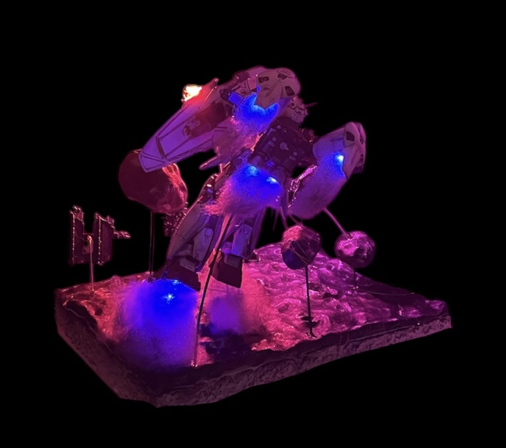 写真では分かりにくいですが、後ろからはいい感じに見えます。