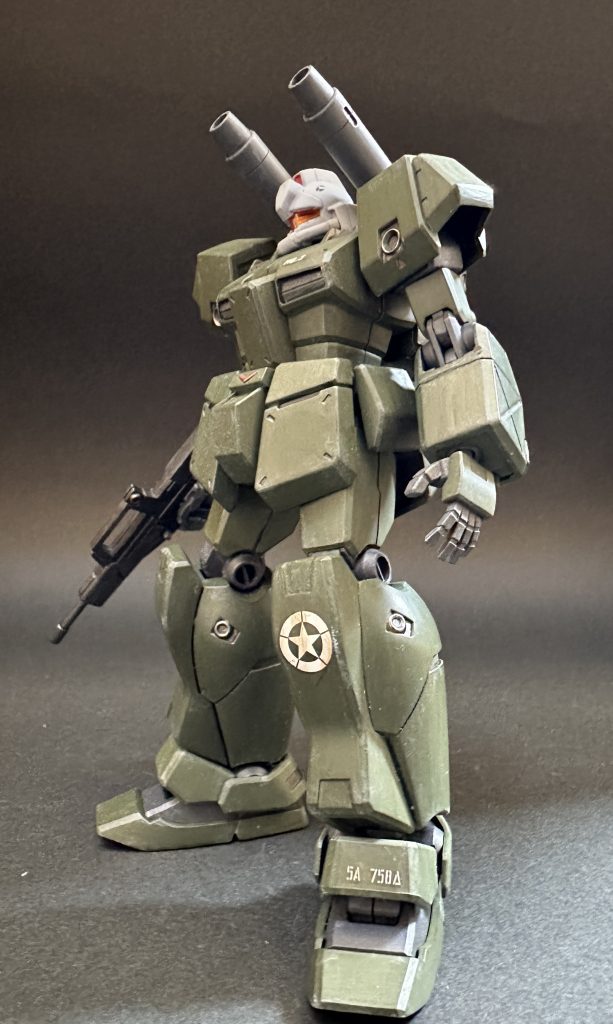 タンクとキャノン HG ジムキャノンⅡ 米陸軍系カラー