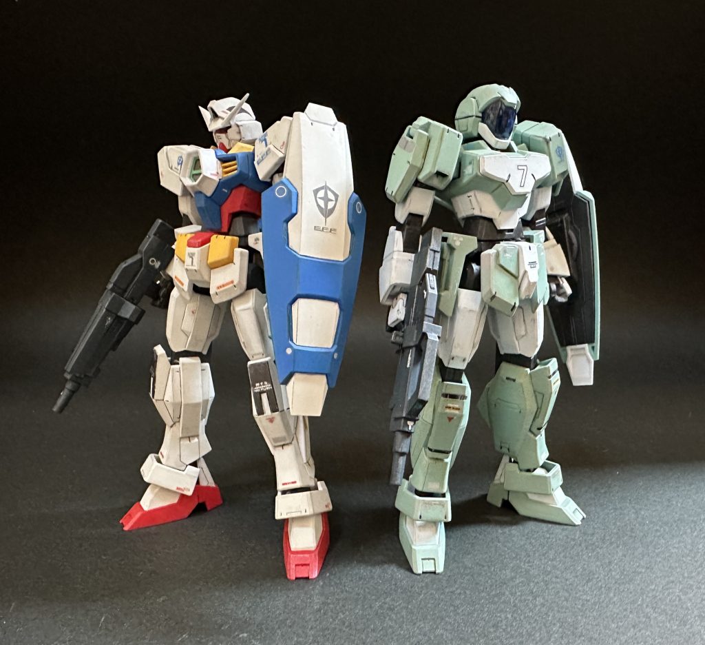 ジムⅢとマークⅡを並べるのも楽しかったですが、こっちの並びのほうが好きかも。