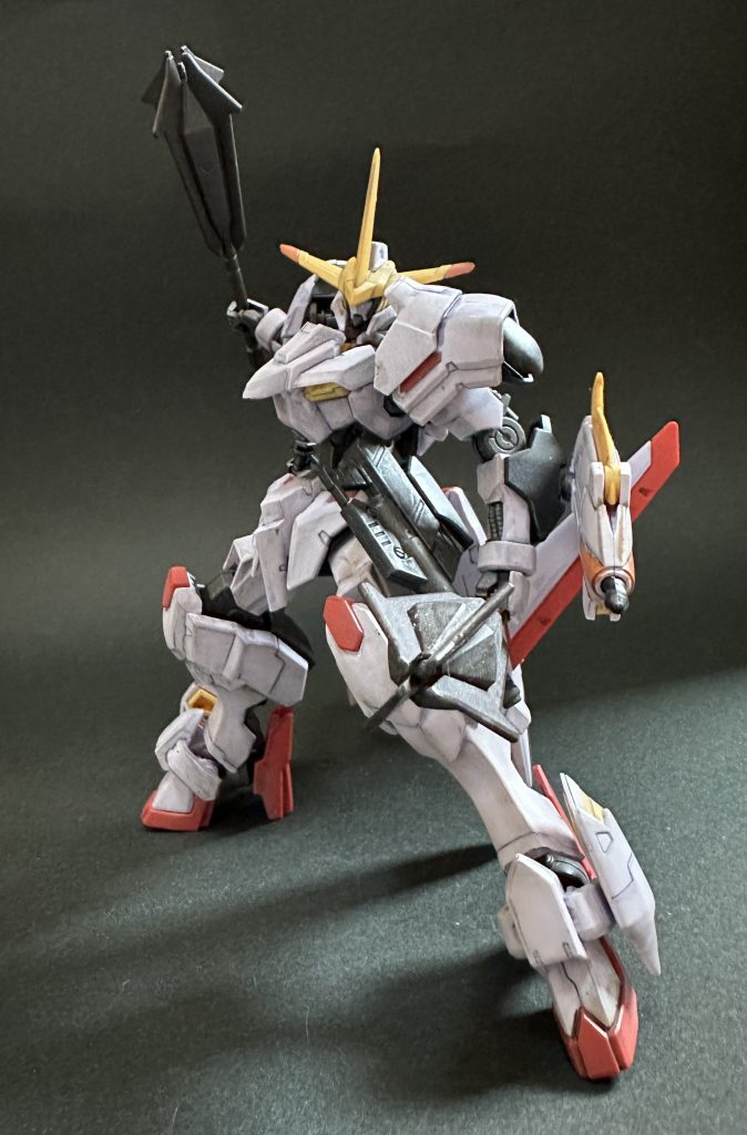 この機体、長柄のものよりこういう武器の方が似合う気がします。プラモデル完成品　2024 その95