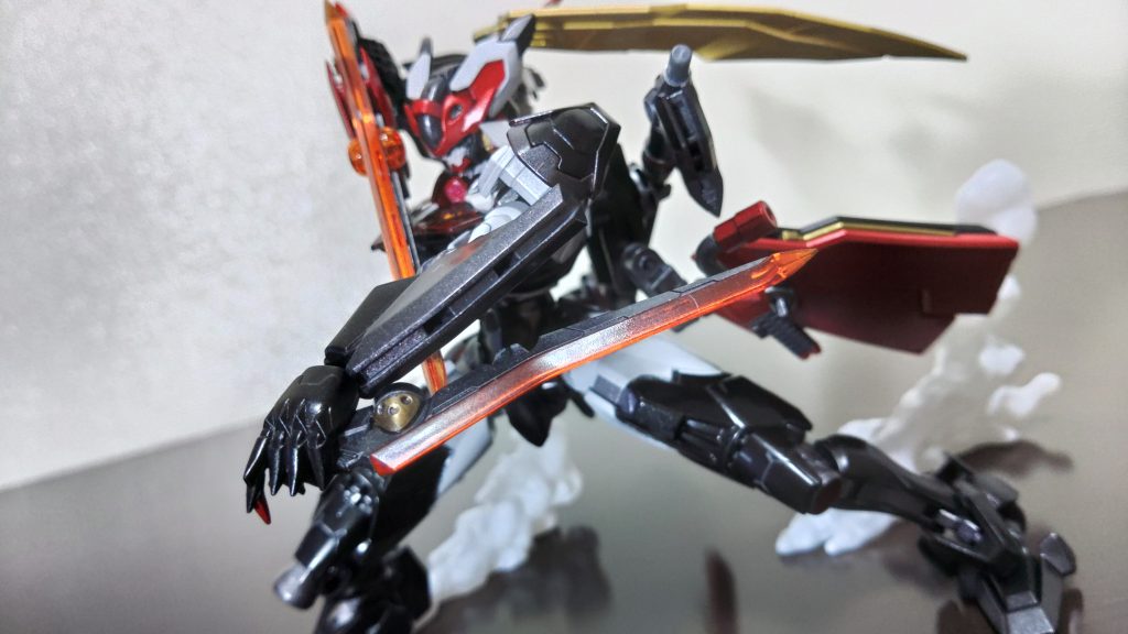 「バンデットガンブレード　ツインブレードモード」バンデットガンブレードを二本に分けた形態。あまり戦闘をしないため滅多に使用しない。