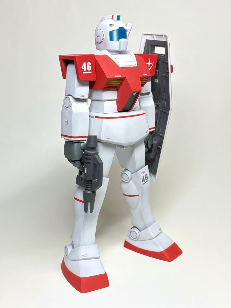 旧キット 1/100 ジム（リアルタイプ）–4枚目/制作者：GMhiko