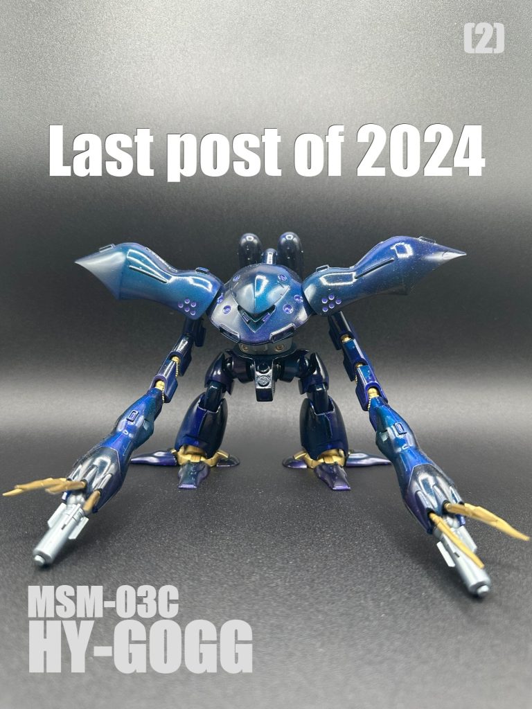 テカテカクリア塗装、何色重ねているのかわからないのですが、基本青、紫です。緑と黄色の無色クリアも吹ています。