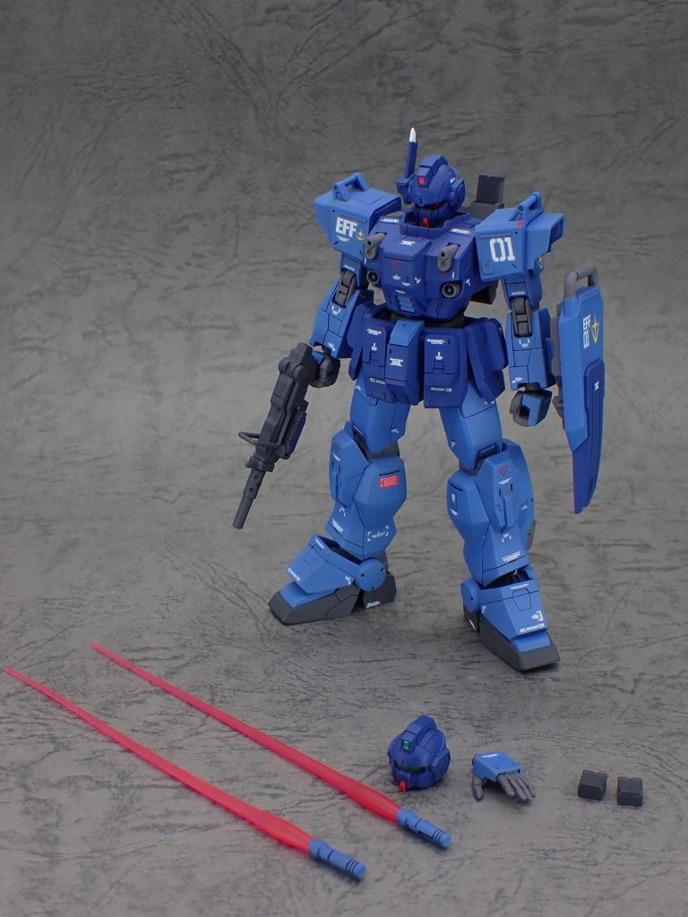 ブルーディスティニー１号機　HG–6枚目/制作者：ヤマサン