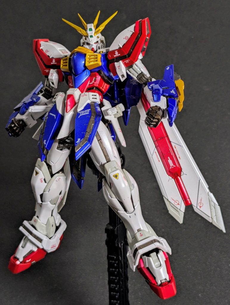 いつも艶消し簡単フィニッシュなのですが、ツヤありもエッジが際立ち硬質感が出ていいですね〜