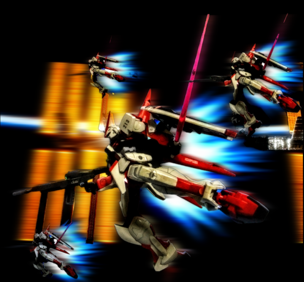 機動戦士ガンダムＳＥＥＤ　アストレイ　キット完成品でプチ動画作ってみた（笑）–6枚目/制作者：gtarou