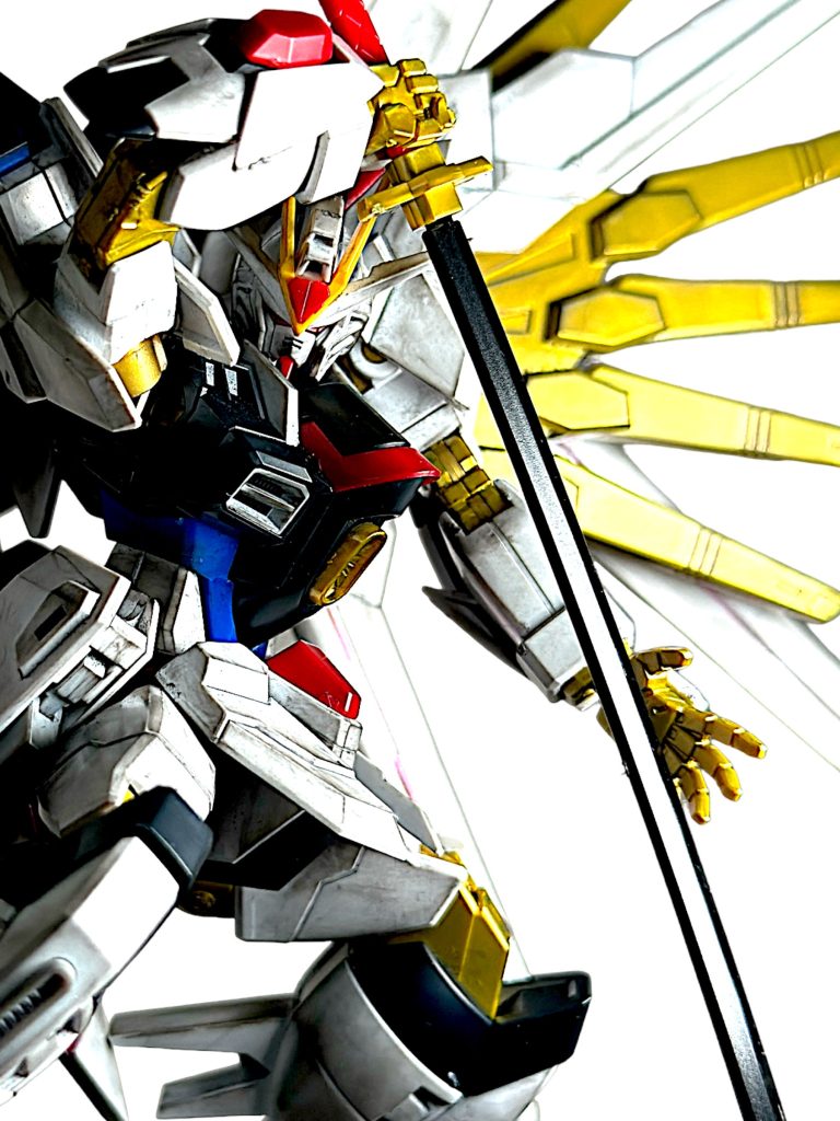 HG 1/144 マイティーストライクフリーダムガンダム–3枚目/制作者：かるま