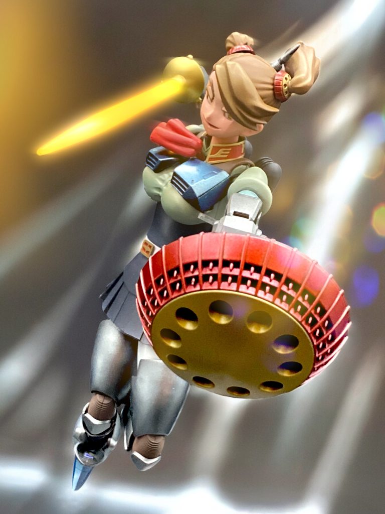 Xで開催された模型コンテストにギャン子を投稿した際に、撮影し直した内の1枚。コンテストは残念な結果でした😅