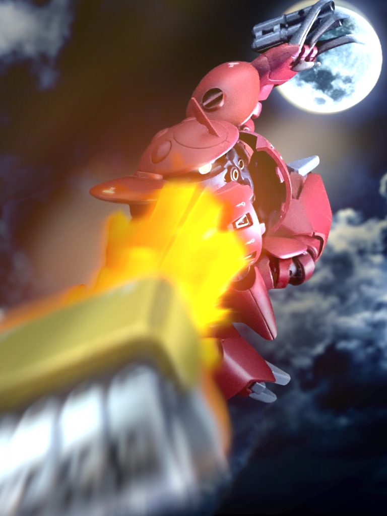 お題は忘れました。GUNSTA投稿した際のロケットパンチはイマイチだったので、リベンジの気分で撮りました。