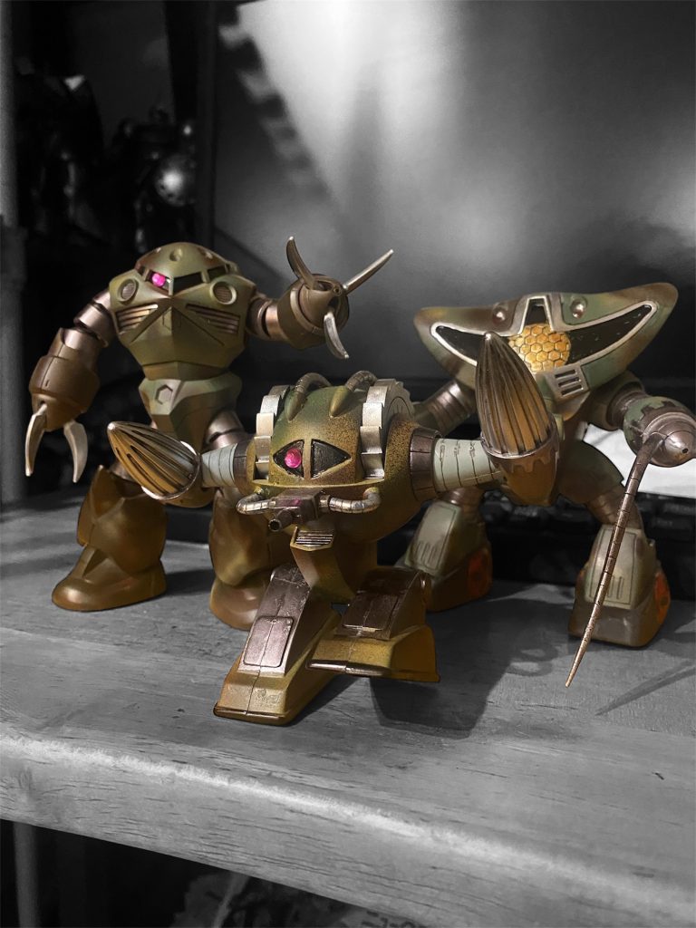 ジャブロー迷彩チームです。