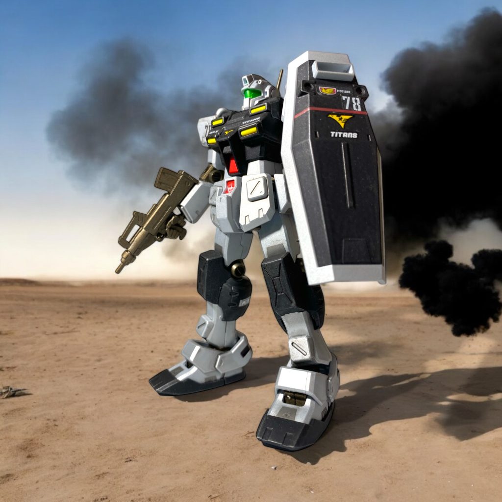 HGUC パワードジム(ティターンズ仕様)–4枚目/制作者：丸五ワークス