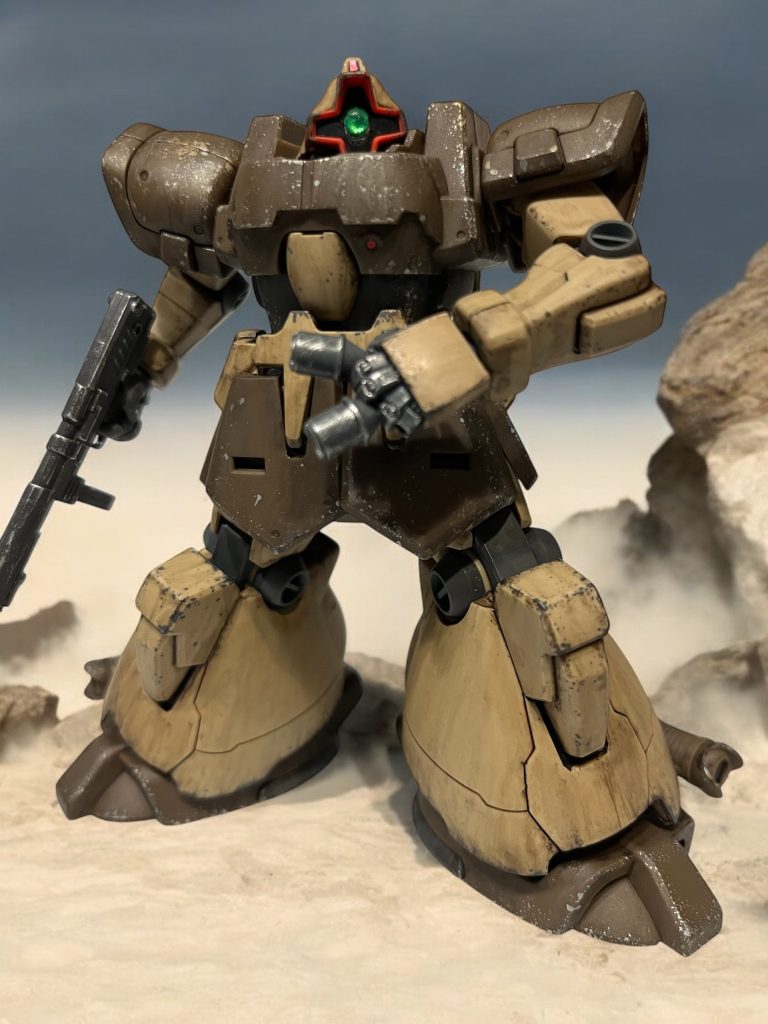 HGUC ドム・トローペン（ユニコーンVer.）–2枚目/制作者：gunpla_storage