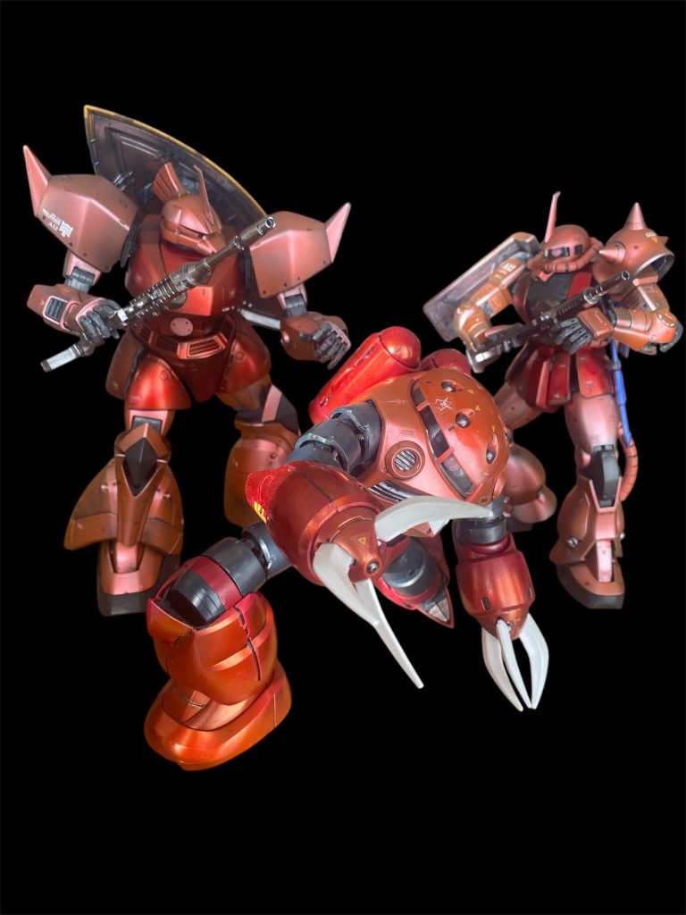 マスターグレードのシャア専用機です。