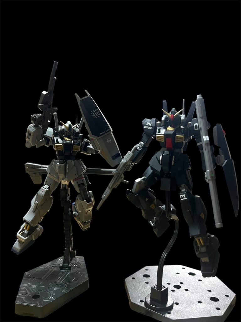 半年ぐらい前に作った、こちらもベース限定マークⅡ エゥーゴ仕様と一緒に📷