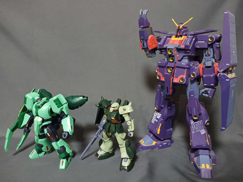 B社的にはこの流れであとハイザックカスタムとサイコガンダムMK-2予定してるしこれにてZはコンプ、みたいに思われてるようですが、残りのマニアックなやつもビルド枠とかでも良いんで間違ってリリースされないかなぁ…と妄想しております-⁽ -´꒳`⁾-