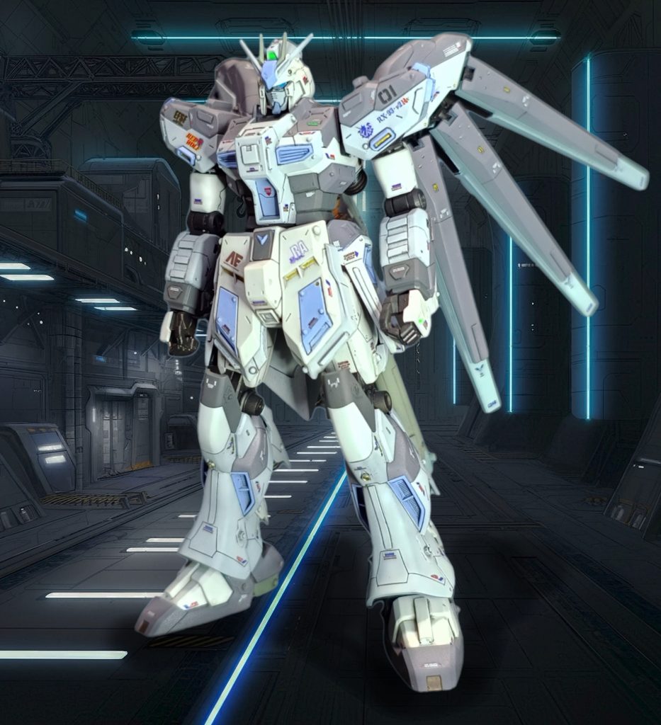 RGがパーフェクトまでにかっこ良いのは有名な事実ですが、HGもかっこ良いですね。個人的には、取説の表紙の写真がカッコ悪いので迷いましたが、なぜか、1800円台で売っていたので買いました。結果はGood👍!