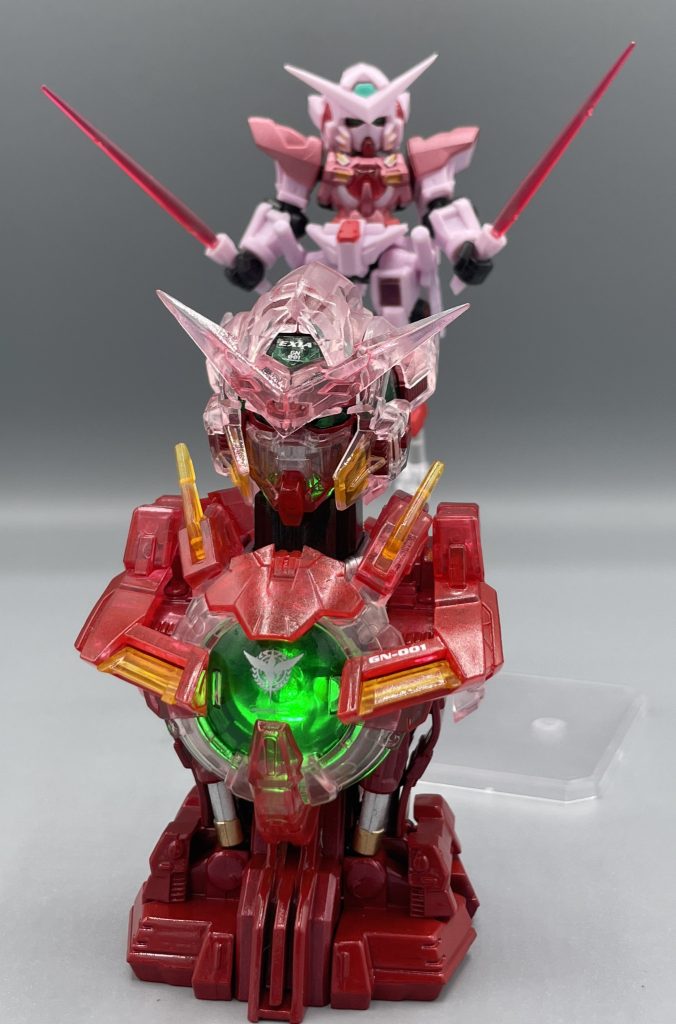 トランザム!!! 同じく1回500円のMSアンサンブルのエクシアトランザムver.を添えて。かわいい。