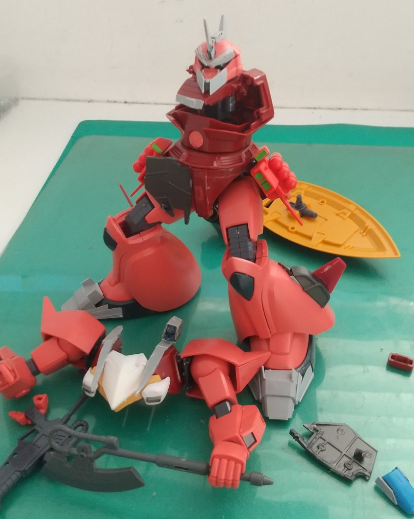 おまけ2撮影後、大破したゲルググ君。∠(`;ω;´)